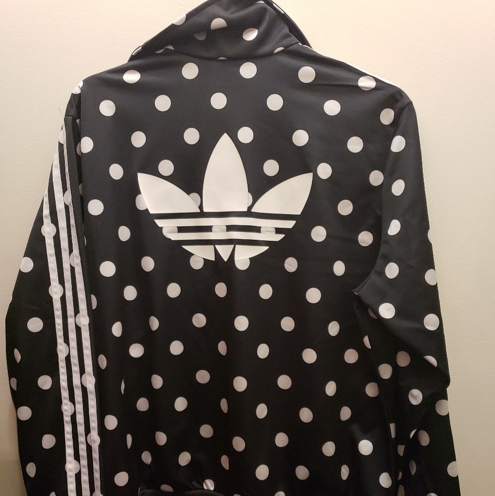 Adidas originals polka dot track jacket